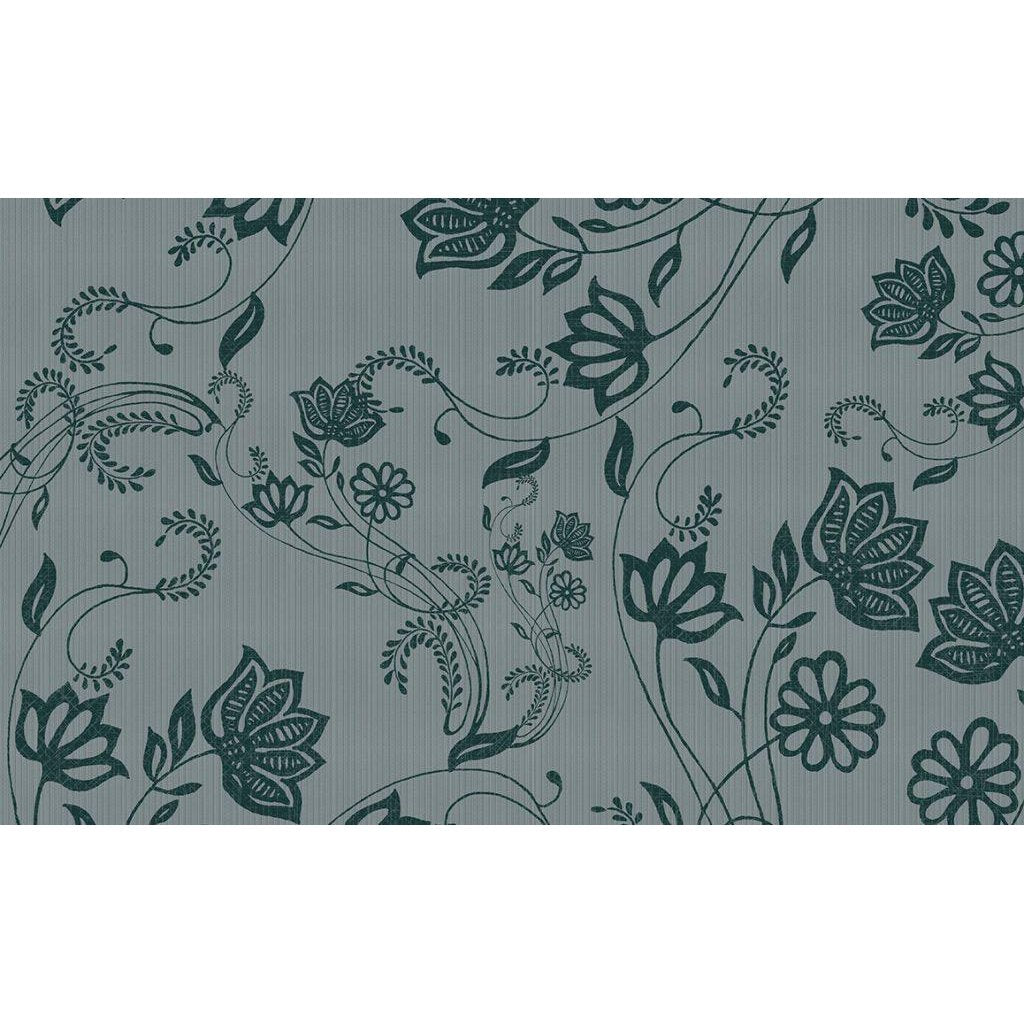 Grey Stitch 1-Digital Wallpaper-Skinwall-Green-VW4019A