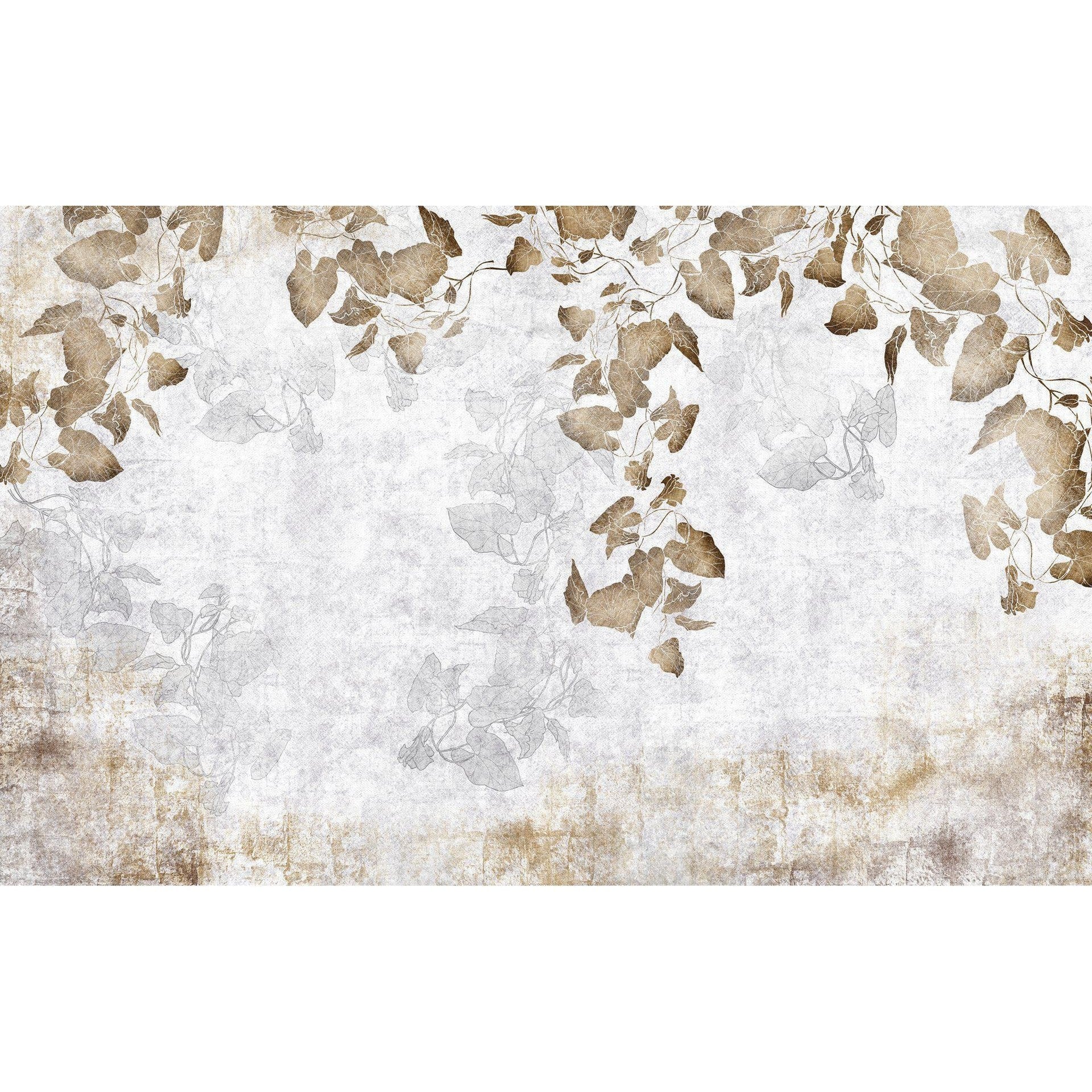 Growing Ivy-Digital Wallpaper-Skinwall-Brown-06B