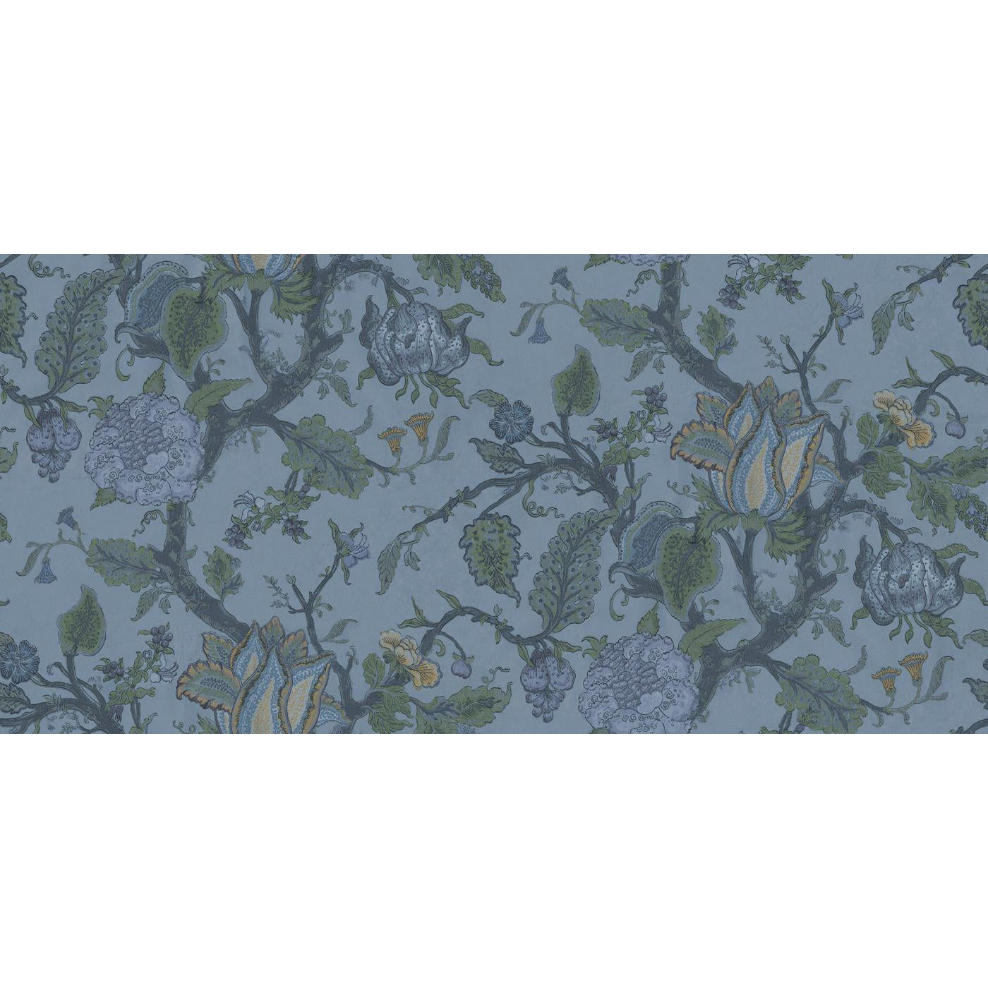 Growing Wilderness-Digital Wallpaper-Rebel Walls-Blue-R13213