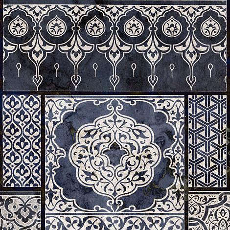 Indian Carpet-Digital Wallpaper-Tecnografica-Blue-55056