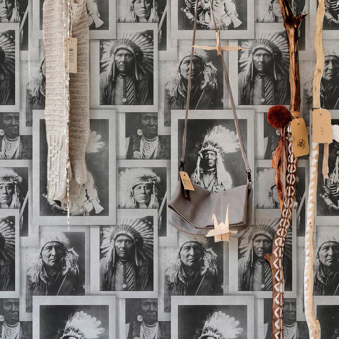 Indian Chiefs-Pre-Printed Wallpaper-Mind the Gap-