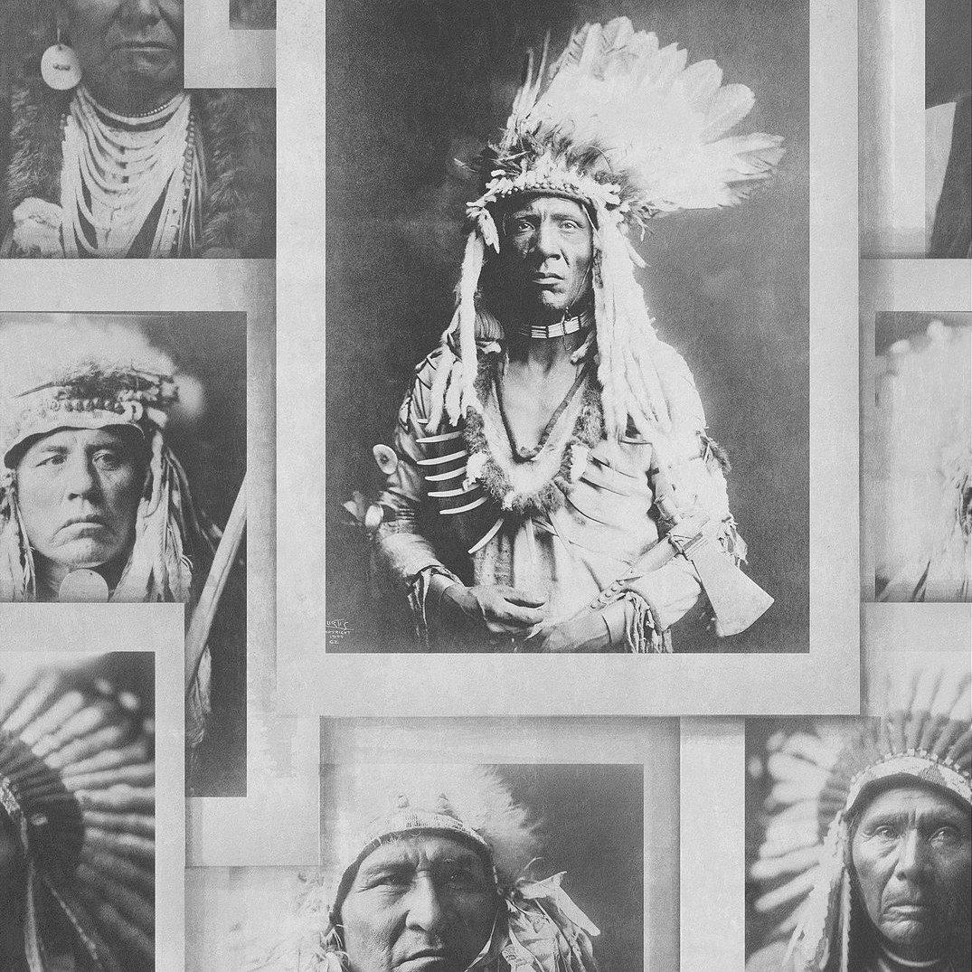 Indian Chiefs-Pre-Printed Wallpaper-Mind the Gap-