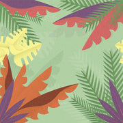 Jungle-Digital Wallpaper-London Art-Green / Orange-16018-01