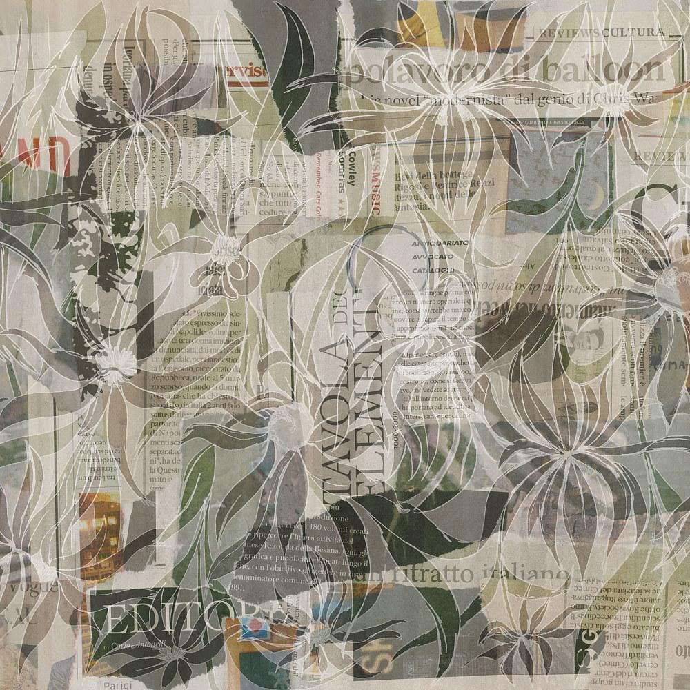 Jungle Paper-Digital Wallpaper-Tecnografica-Green / Grey-63352