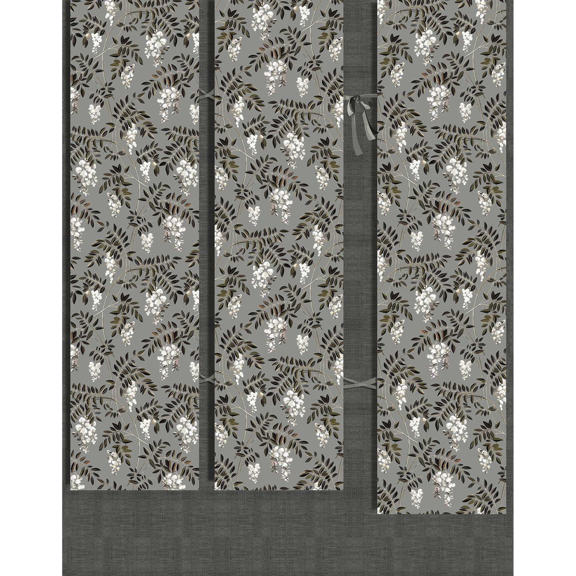 Kimono-Digital Wallpaper-Wall&deco-Grey / Green / White-WDKI1602