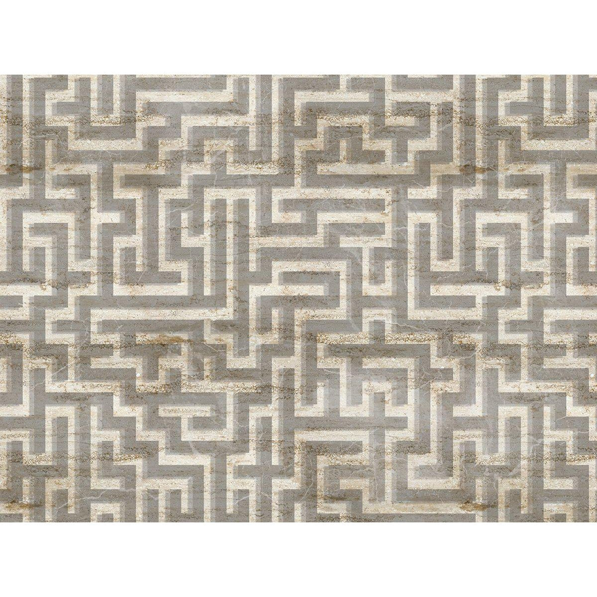 Labyrinth-Digital Wallpaper-Wall&deco-Brown-OUTO_LA1302