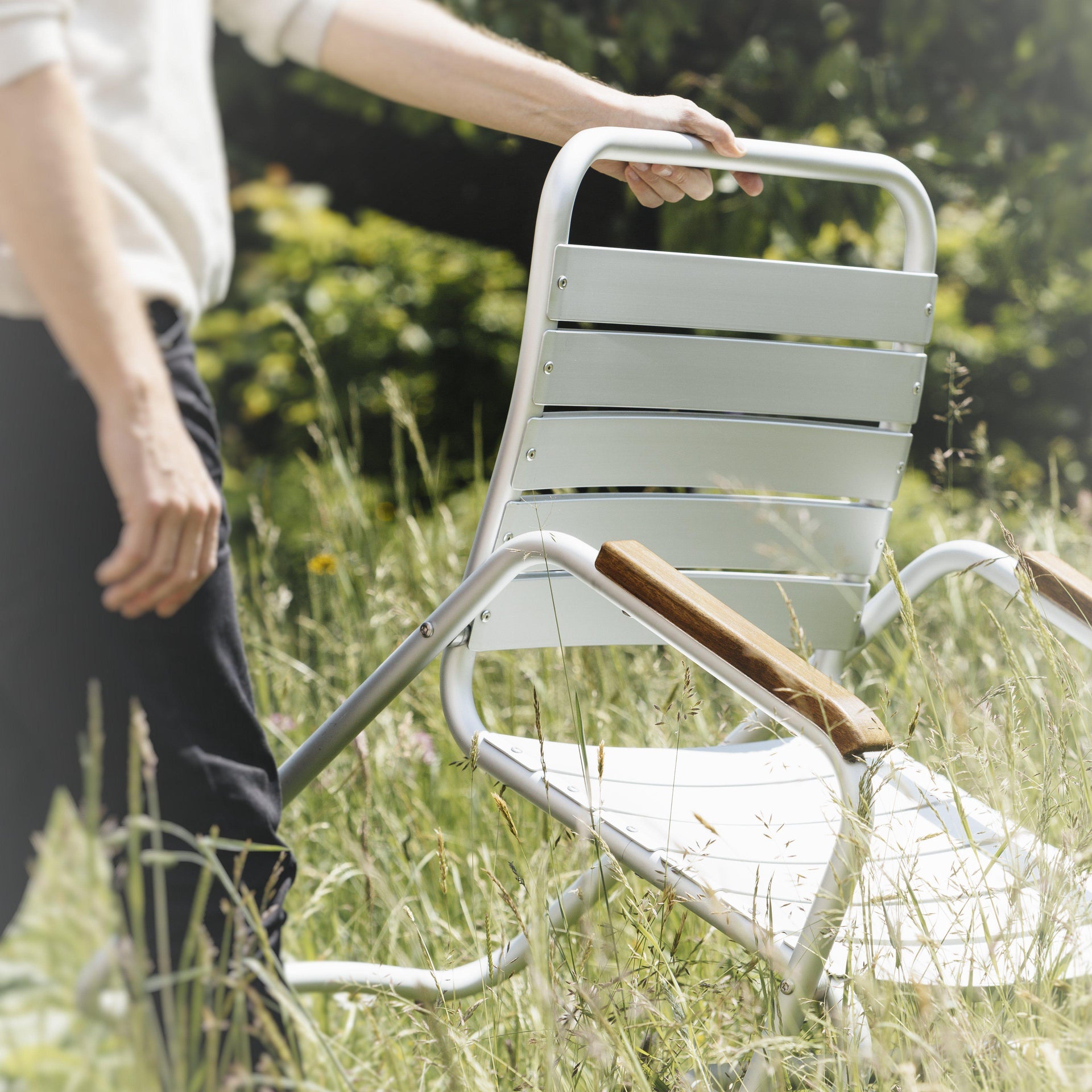 Lama Alu-Dining Chair (with arms)-Indea64