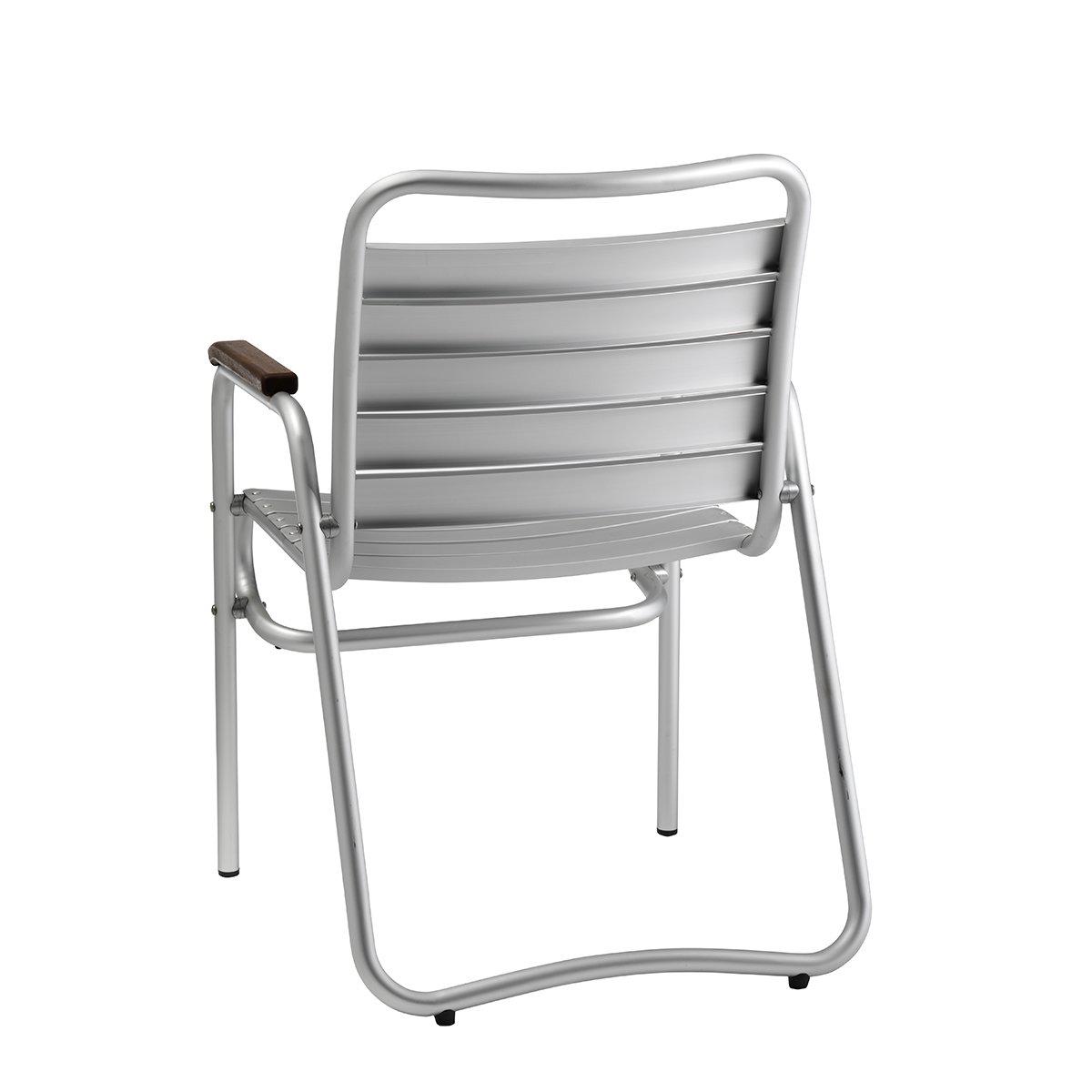 Lama Alu-Dining Chair (with arms)-Indea64