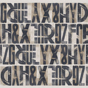 Letras-Digital Wallpaper-London Art-Brown-16005-01