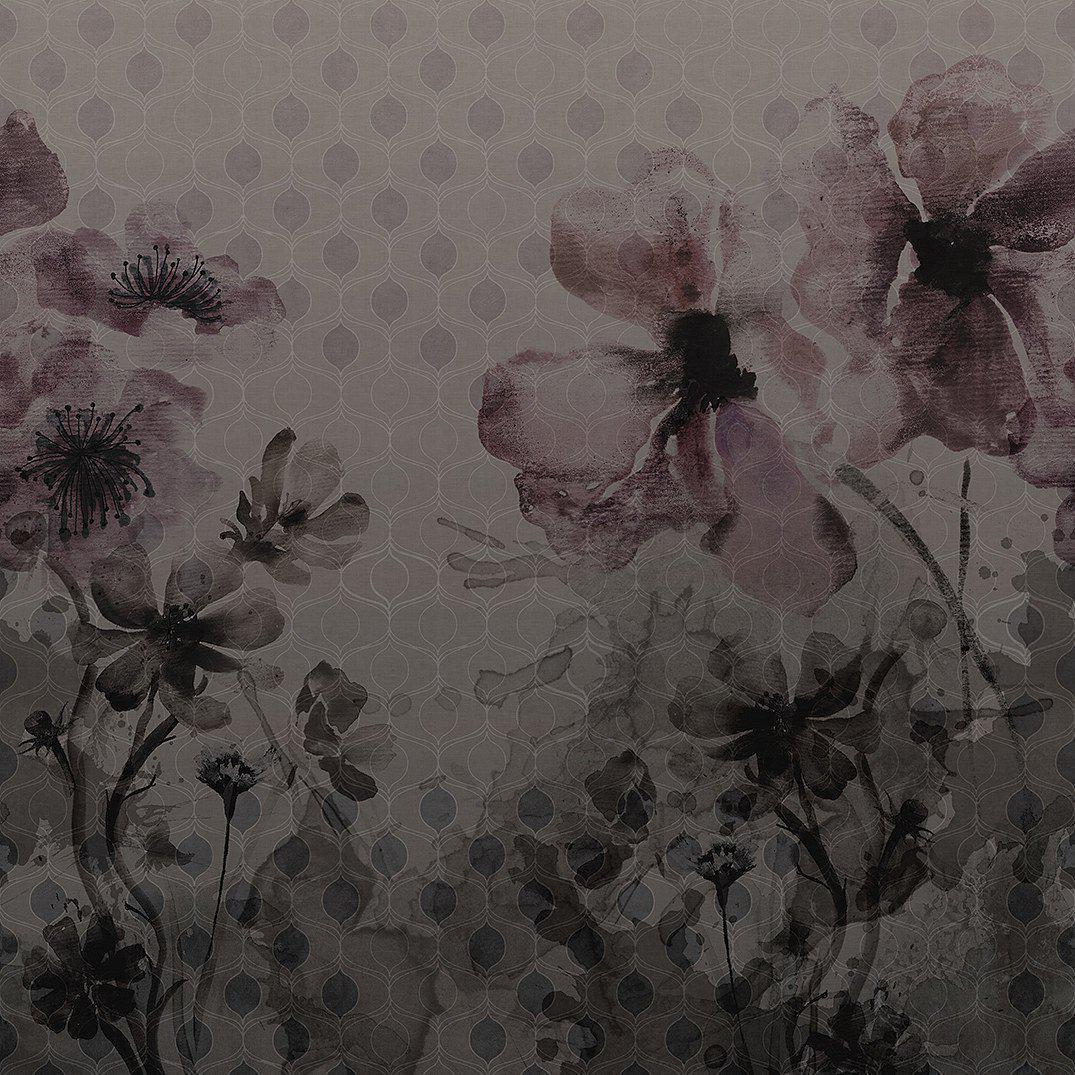 Light And Dark-Digital Wallpaper-London Art-Grey / Pink-18072-02