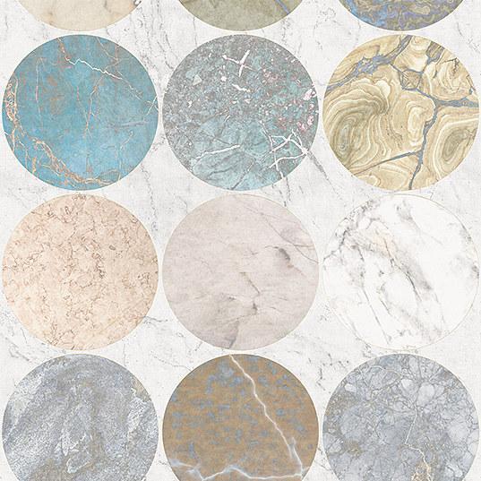 Lithos-Digital Wallpaper-London Art-Grey / Blue / Brown-18004-01