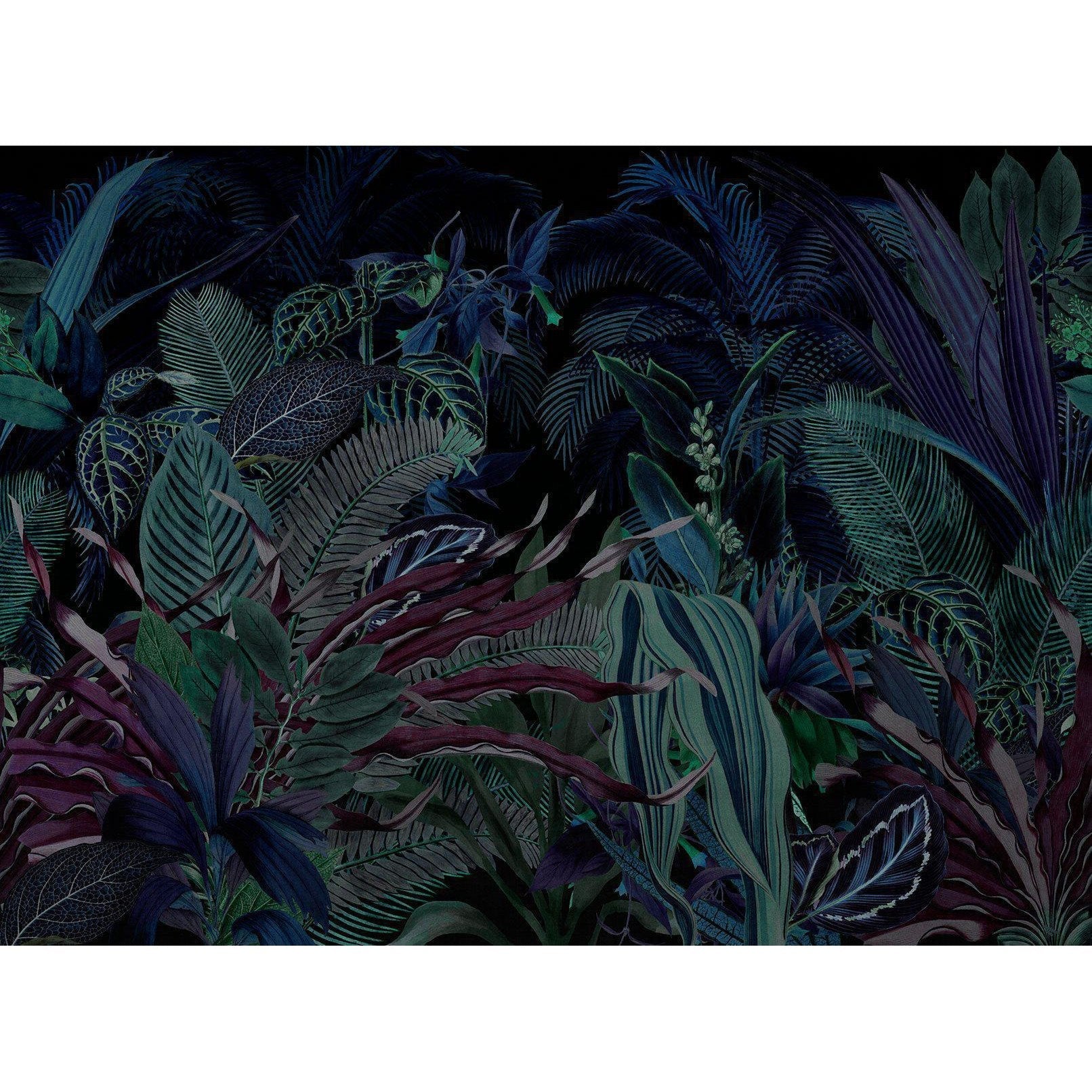 Lost Paradise-Digital Wallpaper-London Art-Blue / Green / Purple-19009-01