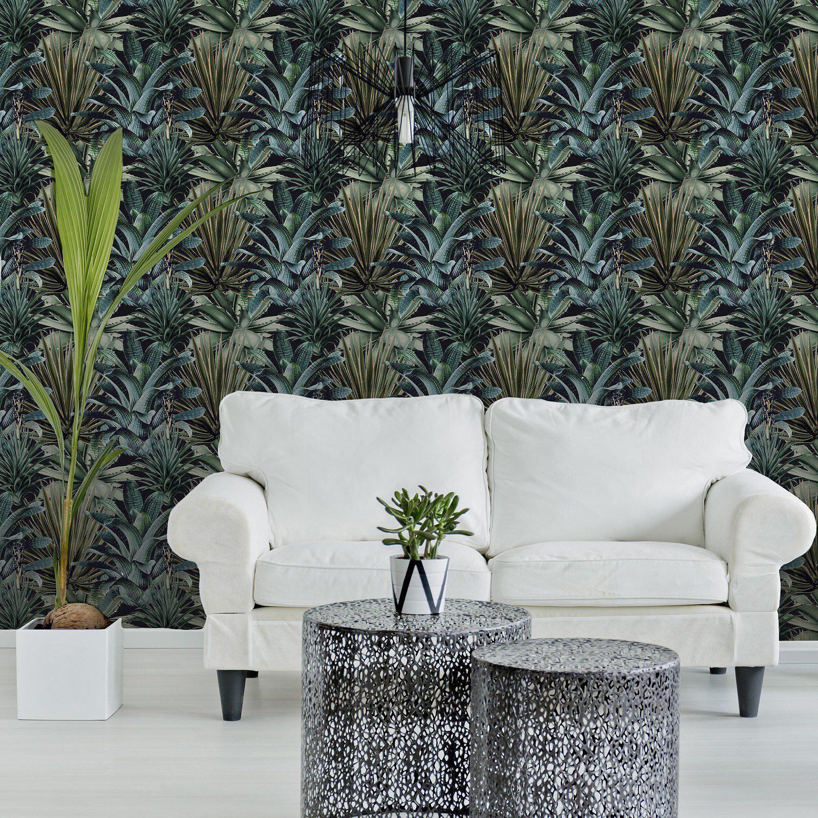 Lush Succulents-Pre-Printed Wallpaper-Mind the Gap-