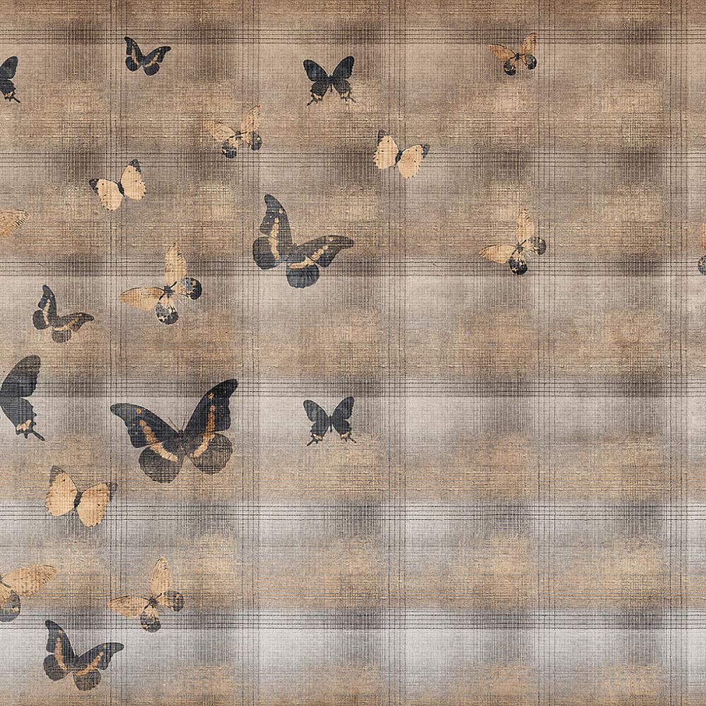 Madama Butterfly-Digital Wallpaper-London Art-Light Brown-15136-01