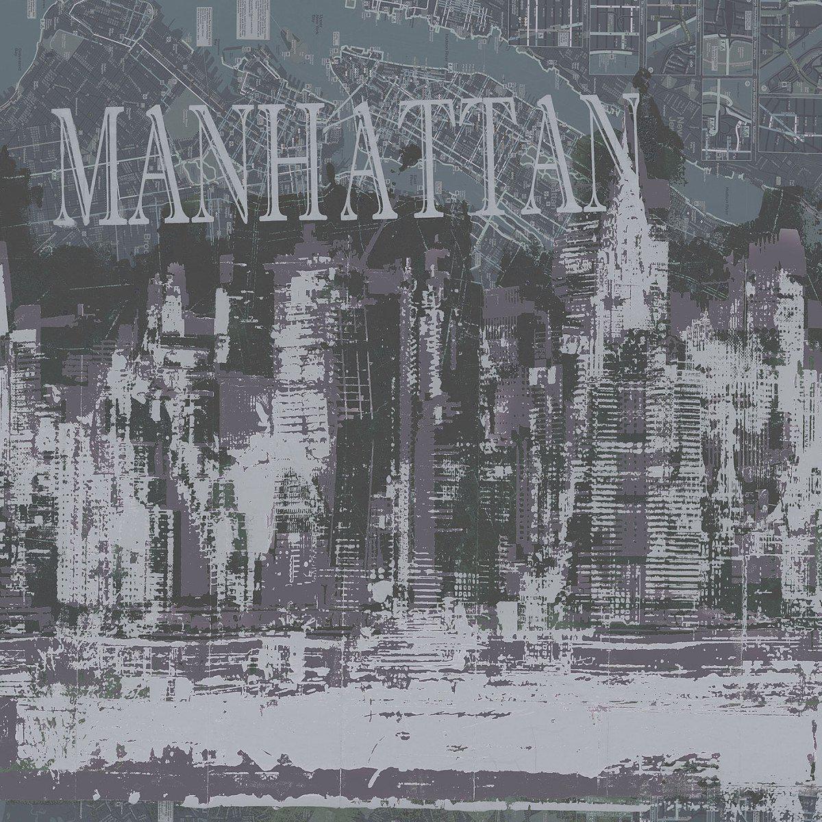 Manhattan-Digital Wallpaper-Tecnografica-Grey-62059