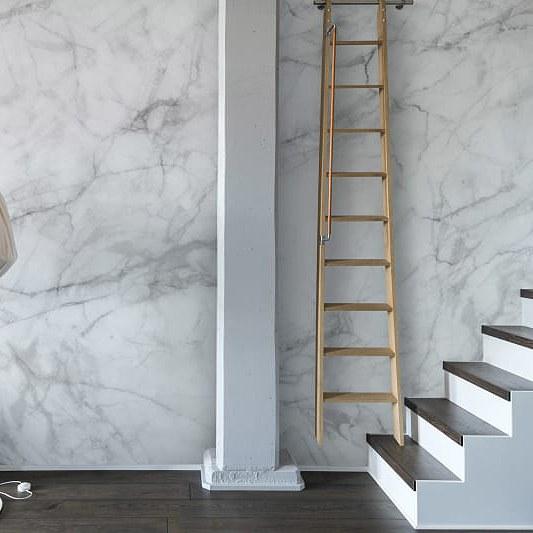 Marble Art-Digital Wallpaper-Rebel Walls-Grey-R15181