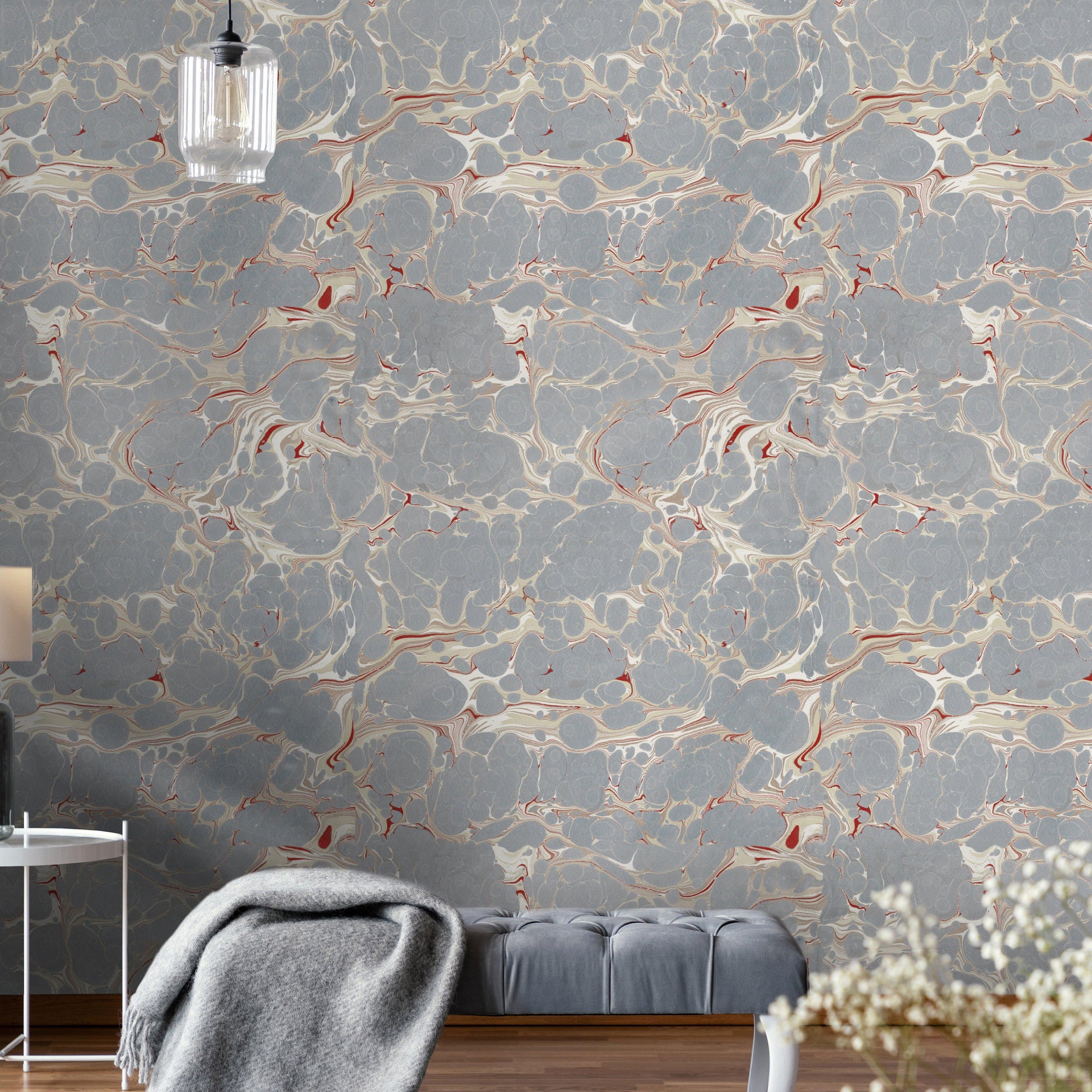 Marbled-Pre-Printed Wallpaper-Mind the Gap-