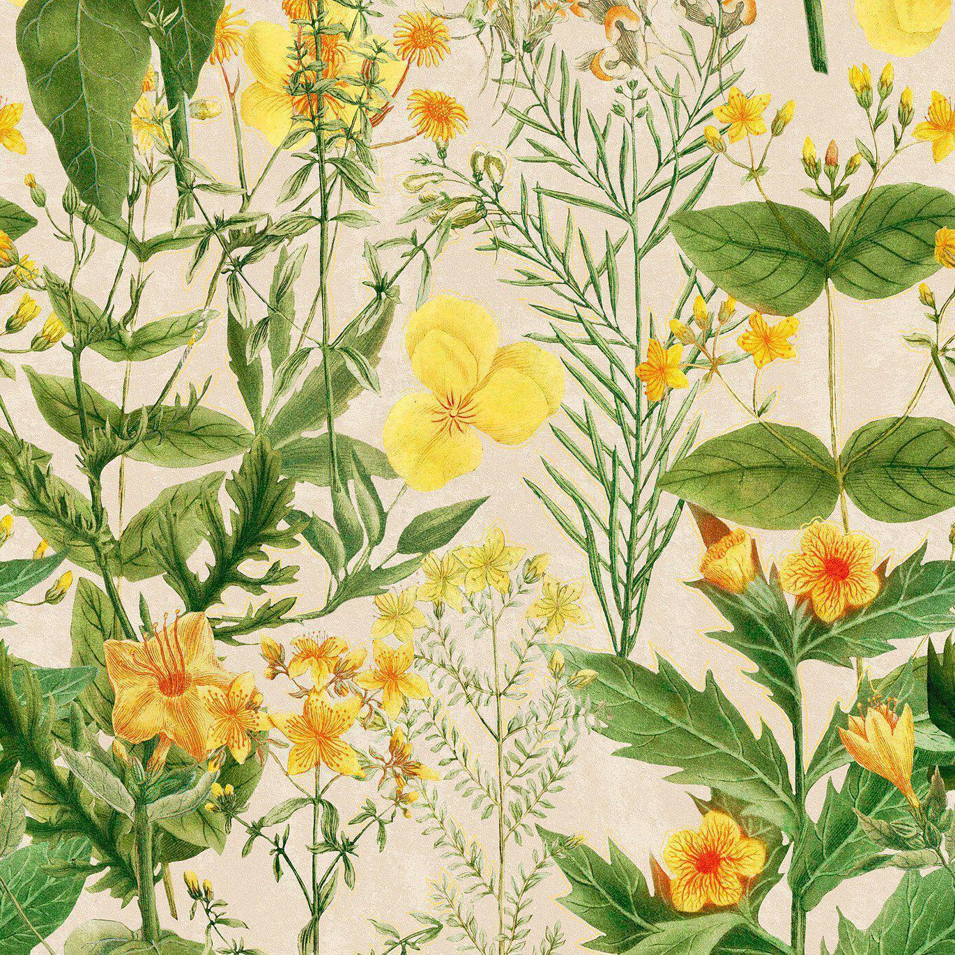 Mimulus-Pre-Printed Wallpaper-Mind the Gap-