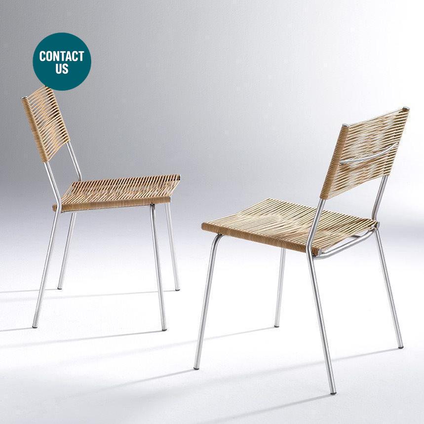 Miss B Classic Dining Chair (without arms)-Bonacina 1889-moderndesign.io