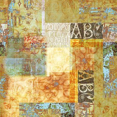 Multifabric-Digital Wallpaper-London Art-Yellow-12MU-01