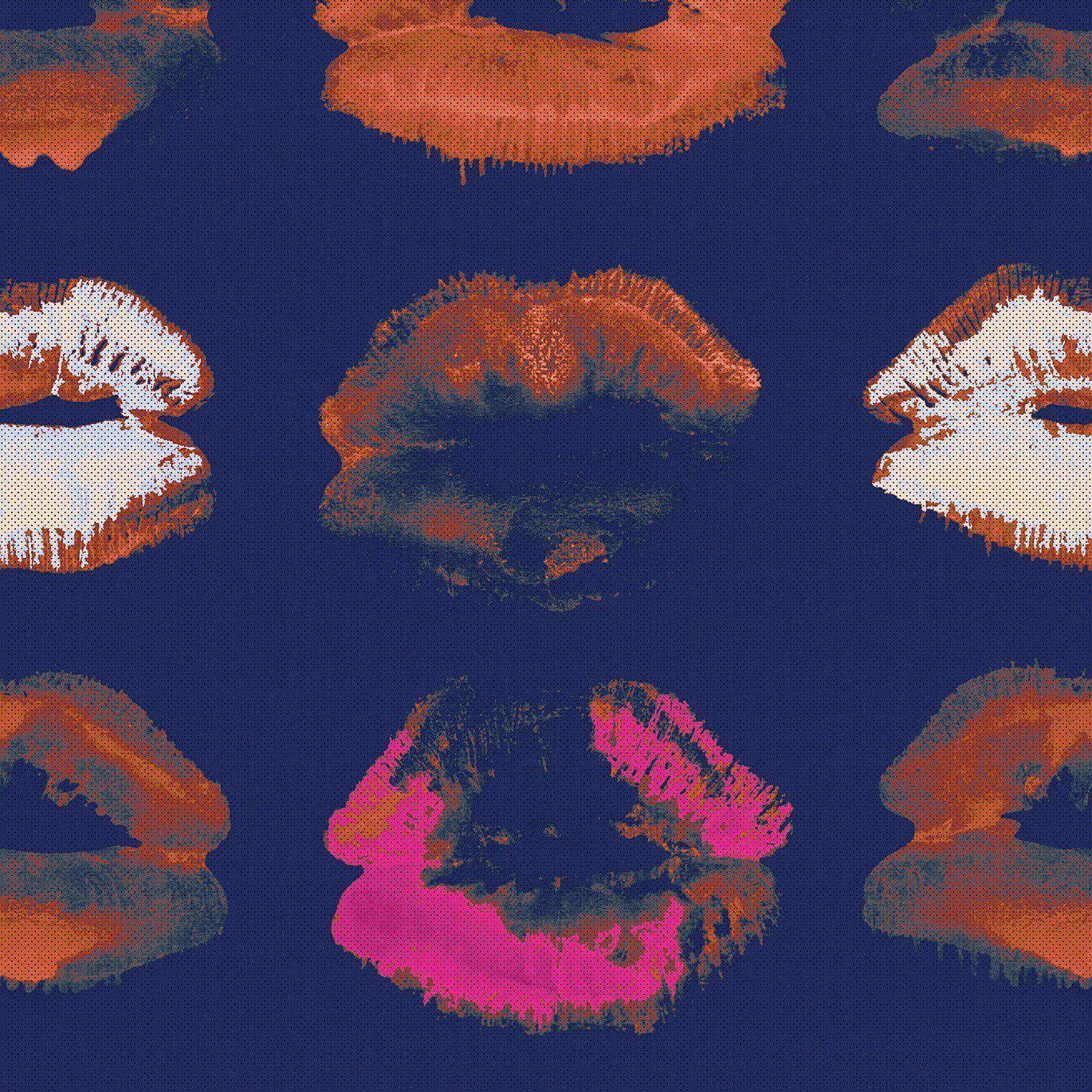 Neon Kiss-Pre-Printed Wallpaper-Mind the Gap-