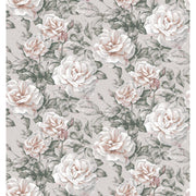 Nude Roses-Digital Wallpaper-Rebel Walls-Pink / Green-R15851