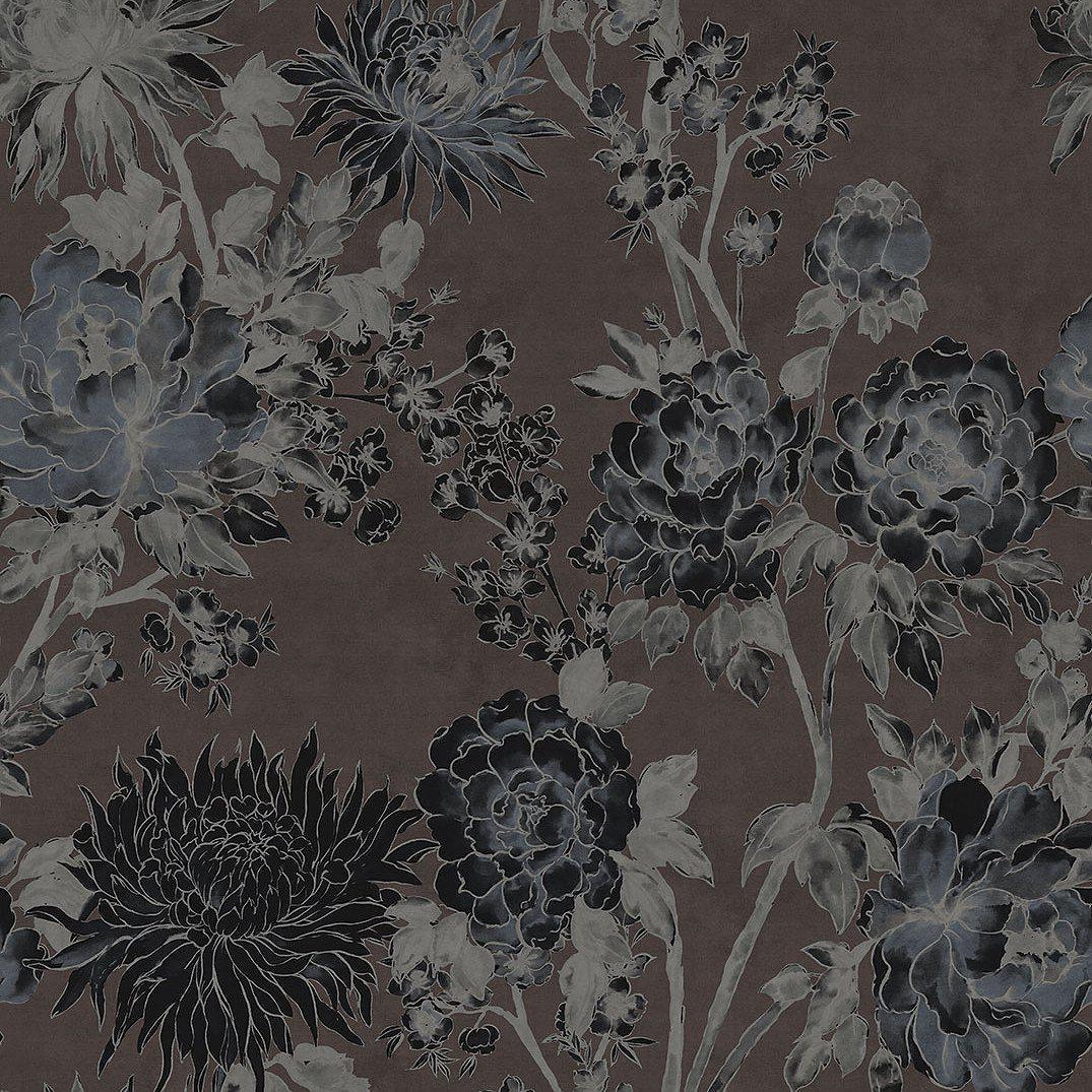 Oriental-Digital Wallpaper-London Art-Grey-18042-02