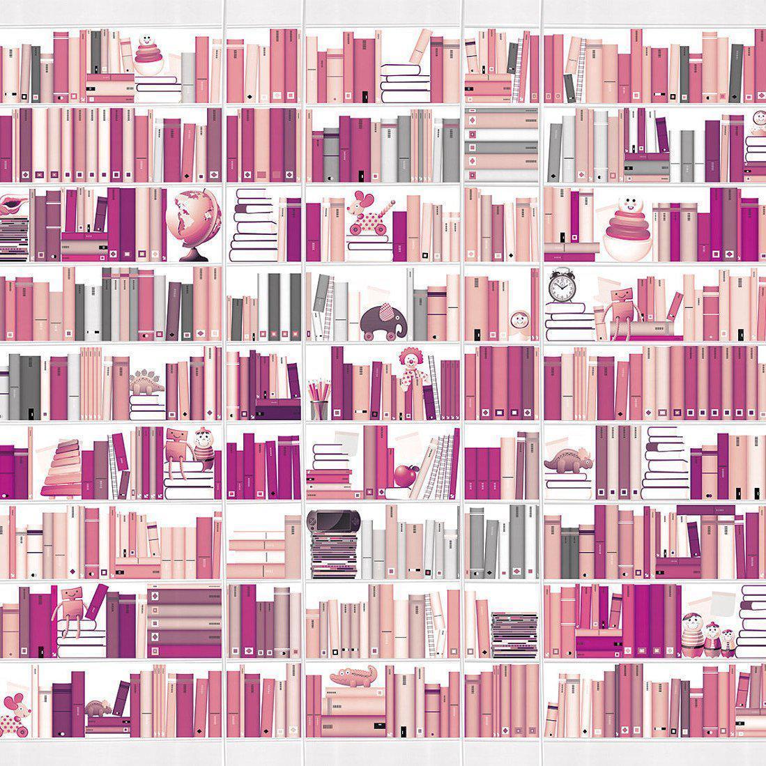 Oscar-Digital Wallpaper-London Art-Pink-15034-03