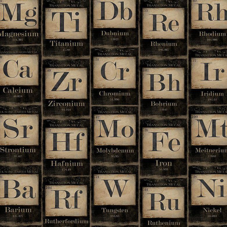 Periodic Tables of Elements-Pre-Printed Wallpaper-Mind the Gap-