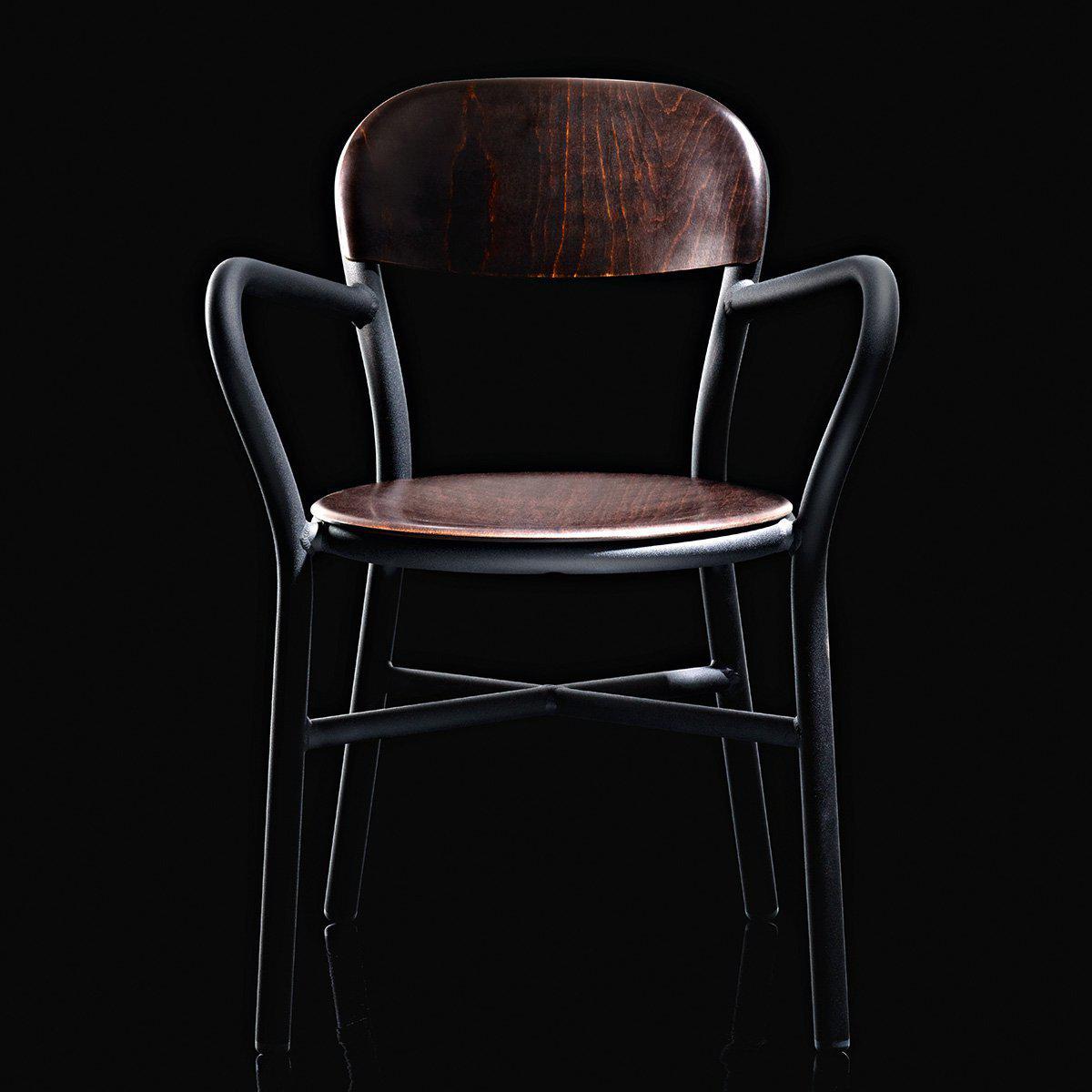Pipe Dining Chair (with arms)-Magis-moderndesign.io