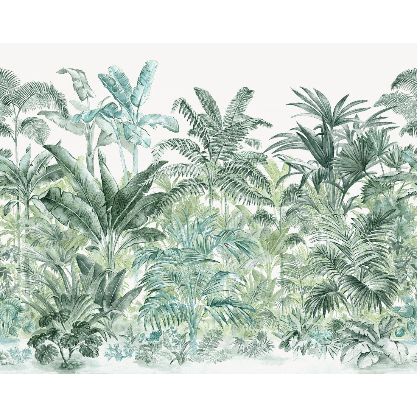 Pride Palms-Digital Wallpaper-Rebel Walls-Green-R15902