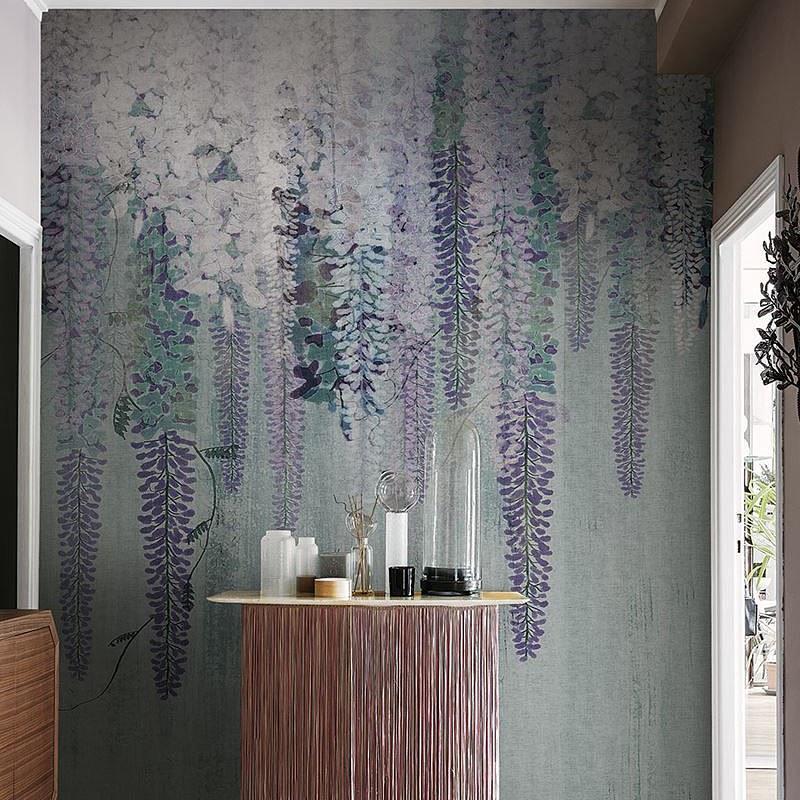 Purple Rain-Digital Wallpaper-London Art-