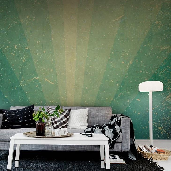 Radient-Digital Wallpaper-Rebel Walls-Green-R12611