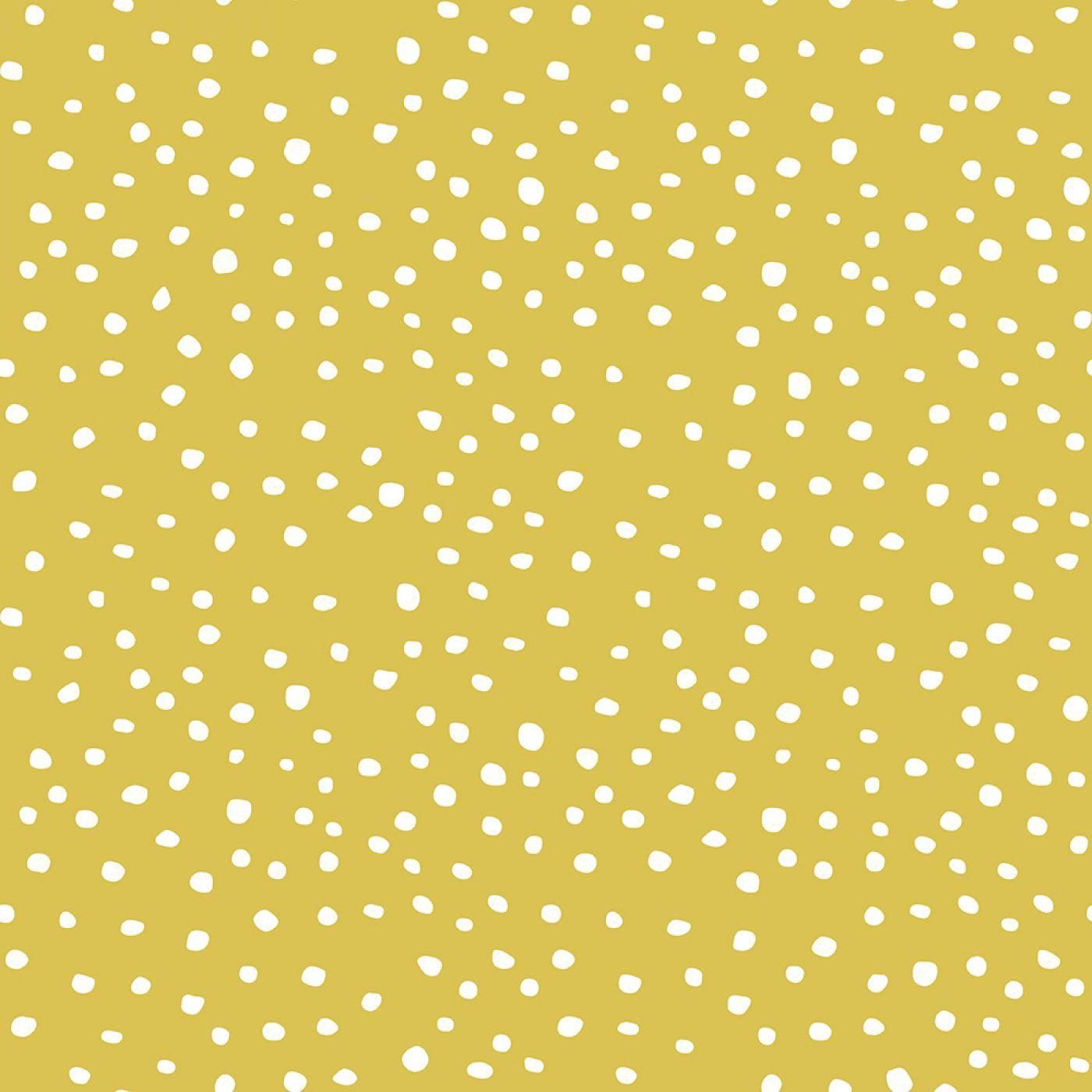 Rebel Dot-Digital Wallpaper-Rebel Walls-Yellow / White-R15752