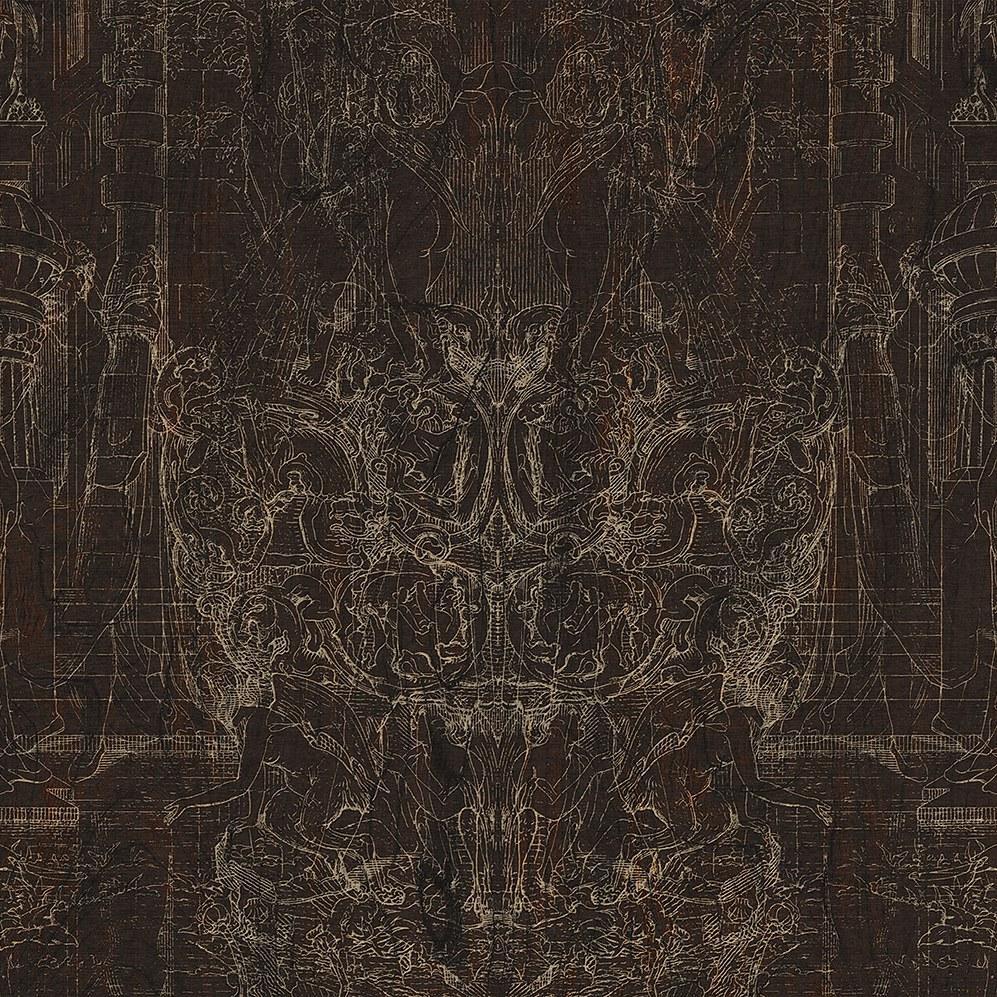 Reinassance-Digital Wallpaper-London Art-Brown-18061-01