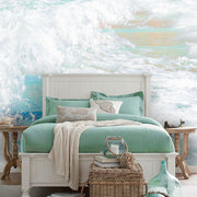 Sea Wave-Digital Wallpaper-Back to the Wall-Blue-