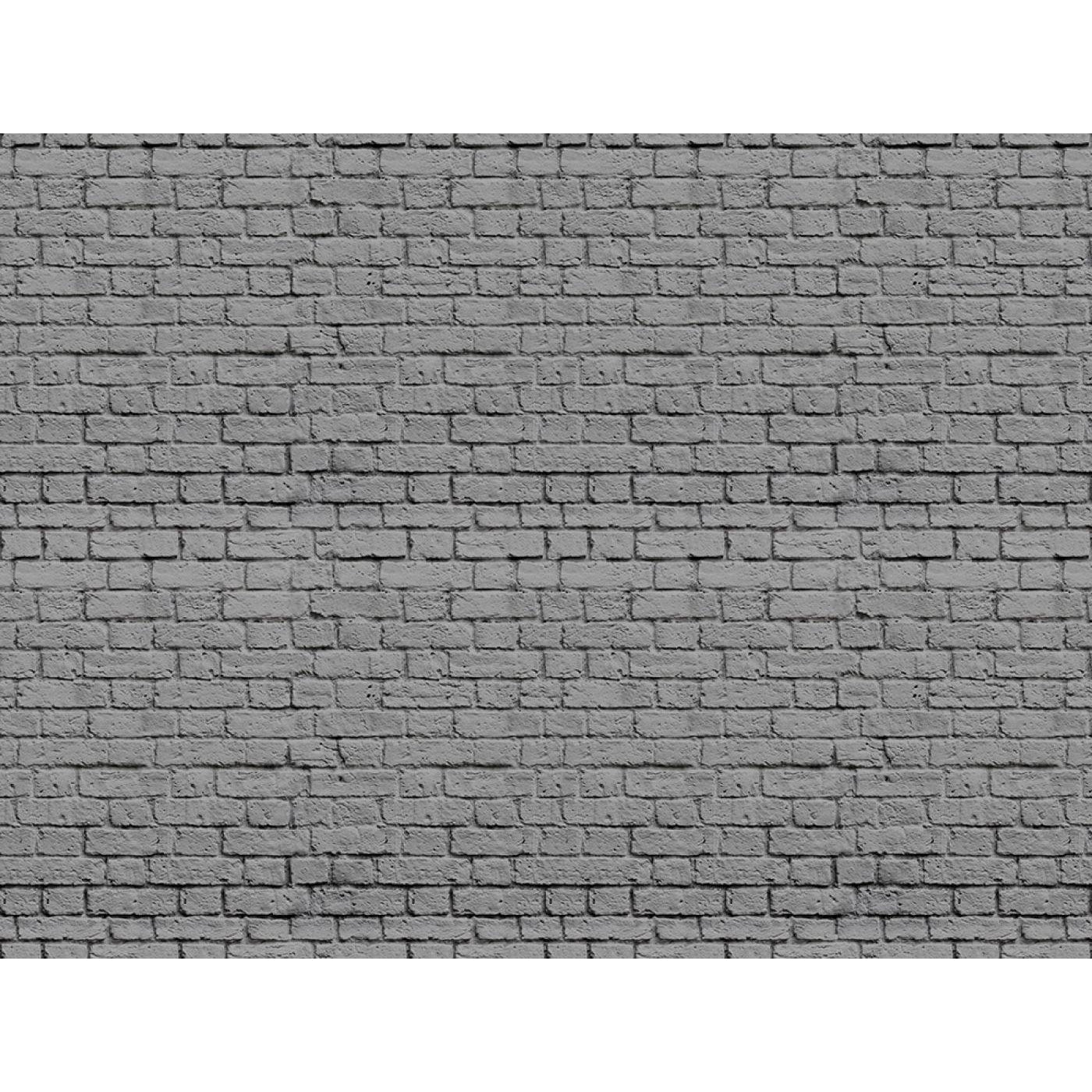 Soft Bricks-Digital Wallpaper-Rebel Walls-Grey-R14872