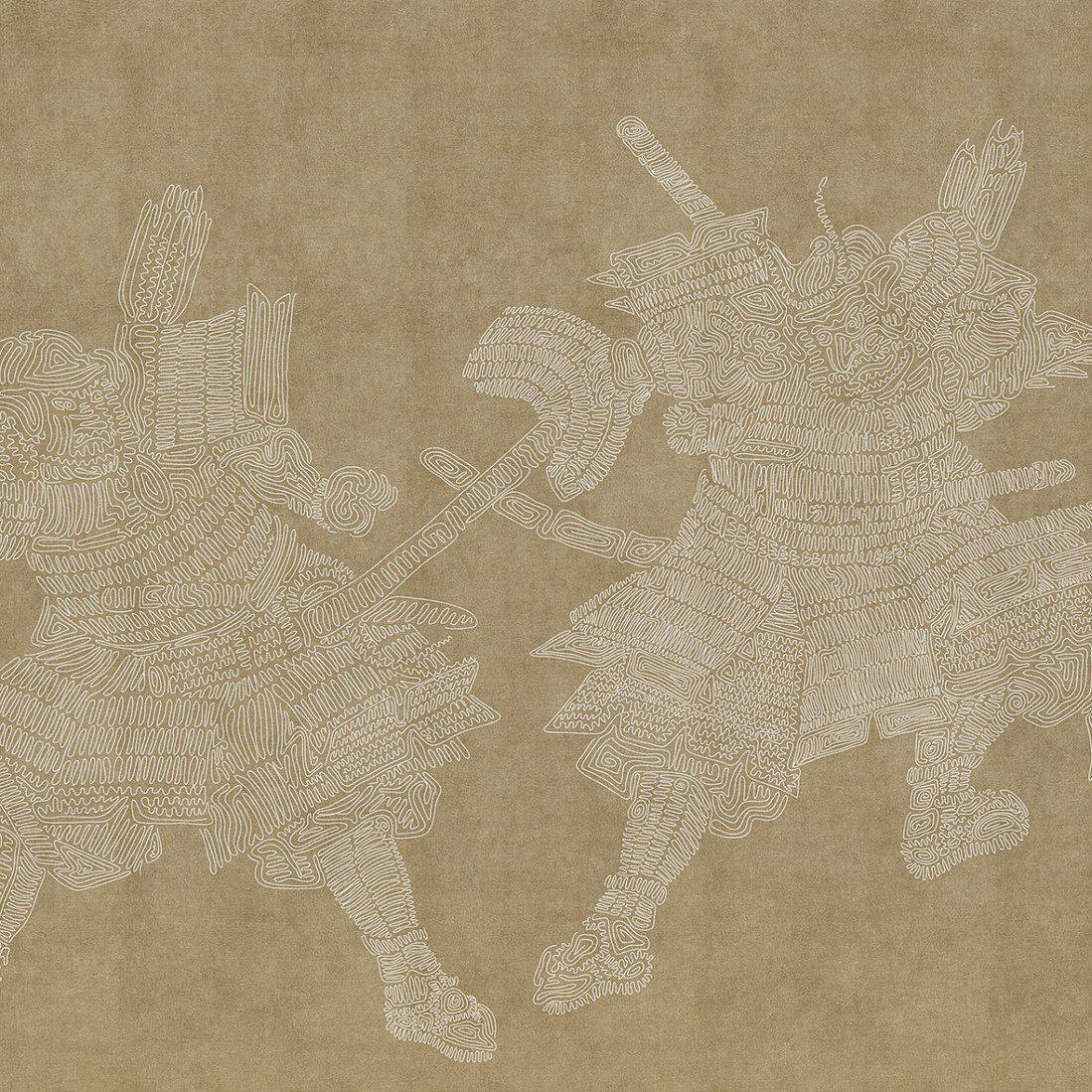 Tangles Two-Digital Wallpaper-London Art-Brown-15131-01