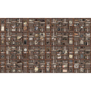 The Memory Box-Digital Wallpaper-Rebel Walls-Dark Brown-R14261