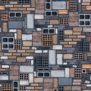 The Wall-Digital Wallpaper-London Art-Brown-18093-01