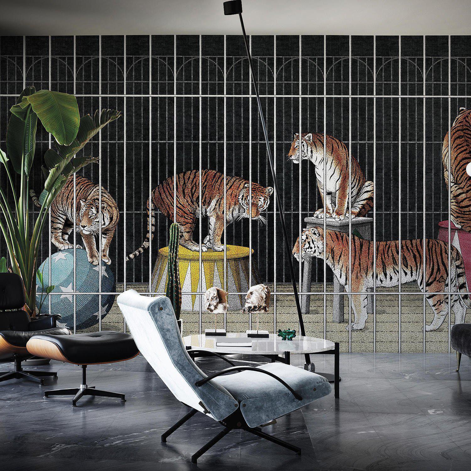 Tigers-Digital Wallpaper-London Art-