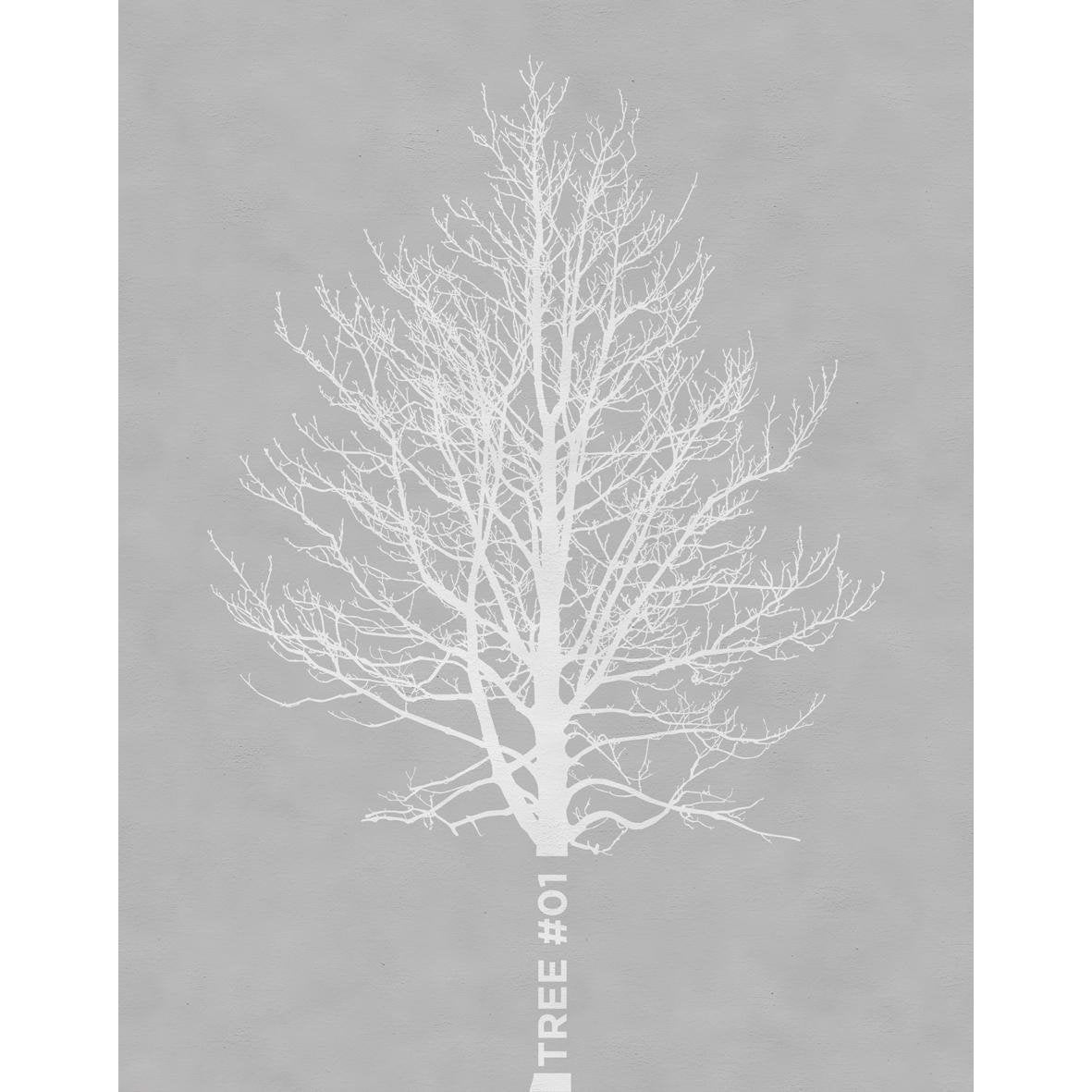 Tree-Digital Wallpaper-Wall&deco-White / Grey-OUTO_TR1302 A