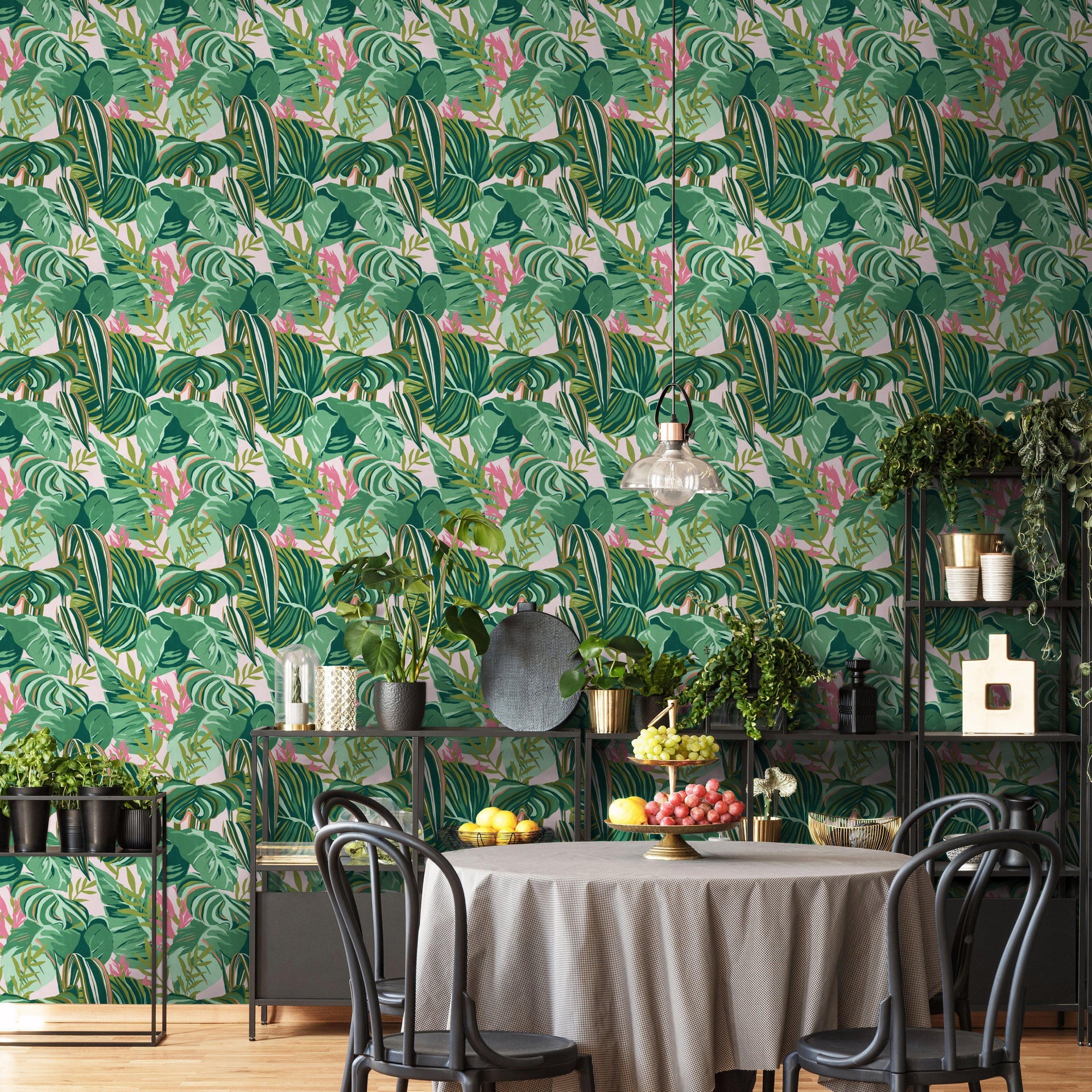 Tropical Foliage-Pre-Printed Wallpaper-Mind the Gap-