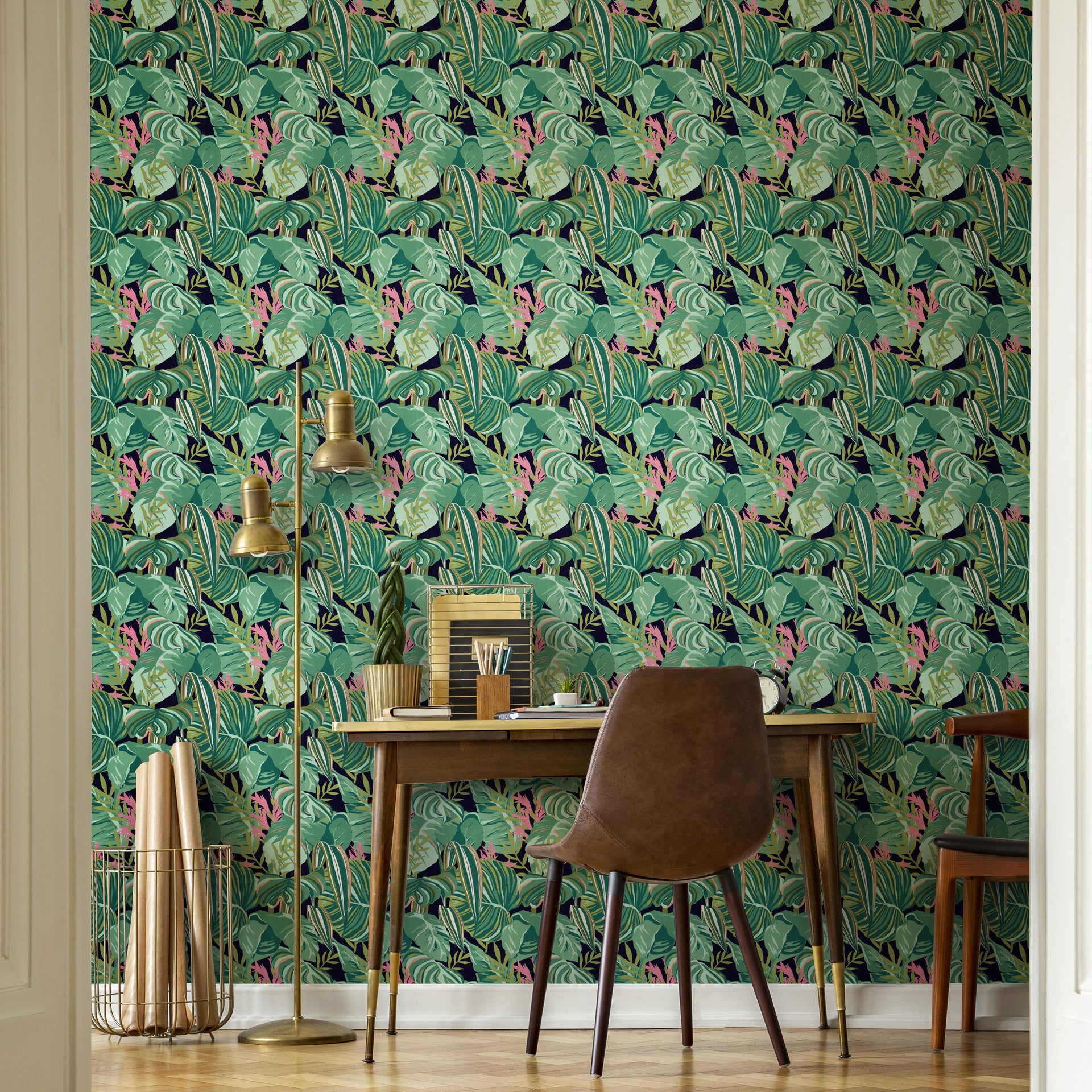 Tropical Foliage-Pre-Printed Wallpaper-Mind the Gap-