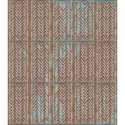 Turquoise-Digital Wallpaper-Wall&deco-Brown-WDUR2101