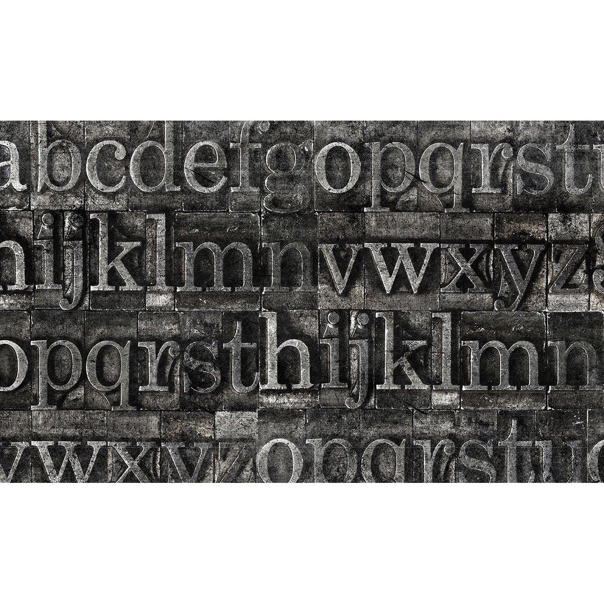 Typography-Digital Wallpaper-Skinwall-Black / Grey 1-74A