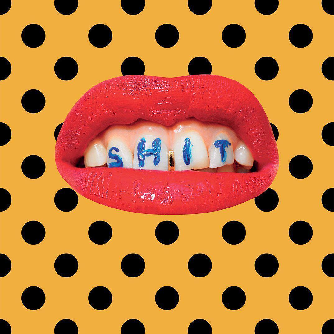 Wash Your Mouth-Digital Wallpaper-London Art-Red / Black / Yellow-02TP-01