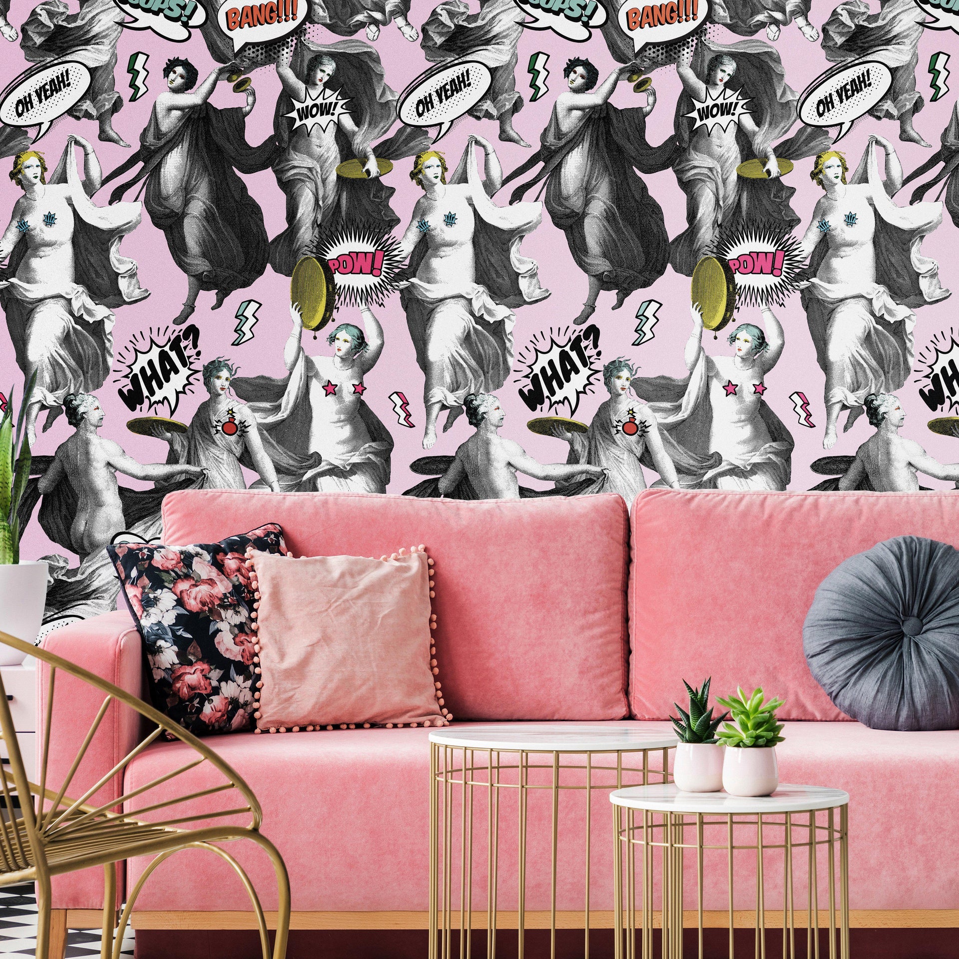 Watch Out!-Pre-Printed Wallpaper-Mind the Gap-