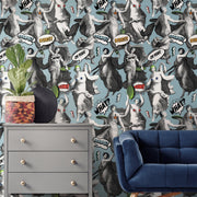 Watch Out!-Pre-Printed Wallpaper-Mind the Gap-