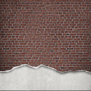 Well-Worn Brick Wall-Digital Wallpaper-Rebel Walls-Dark Brown-R12221